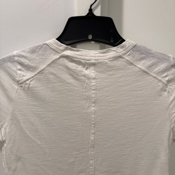 NEW Banana Republic S Cozy Slub Tee White Crewneck Tshirt Short Sleeve Small Top - Picture 13 of 13